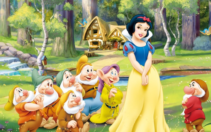 snow white and 7 dwarfs